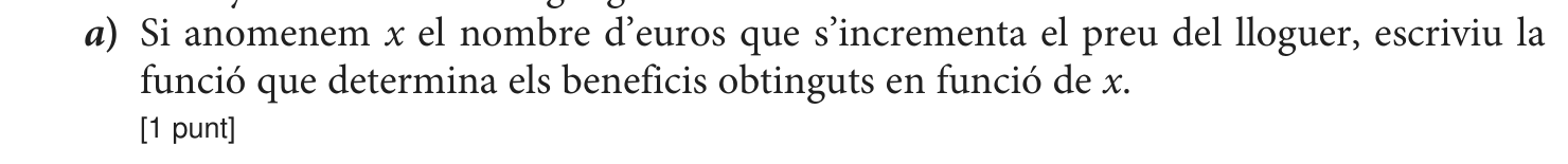 Enunciat · Apartat a), part 1