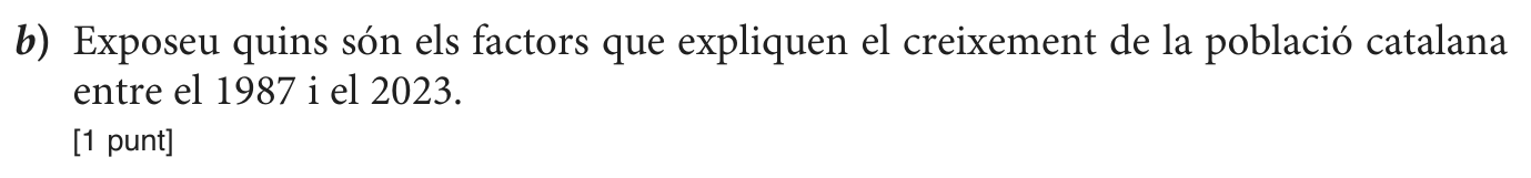 Enunciat · Apartat 2.1, part 2