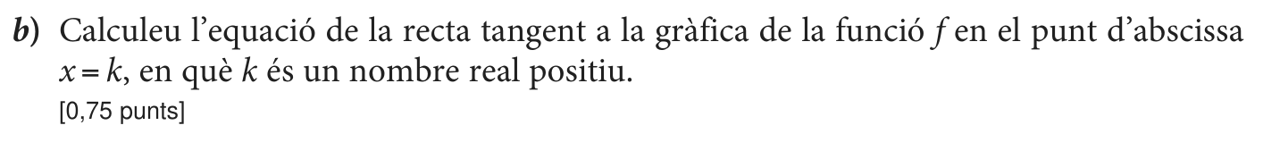 Enunciat · Apartat b), part 1