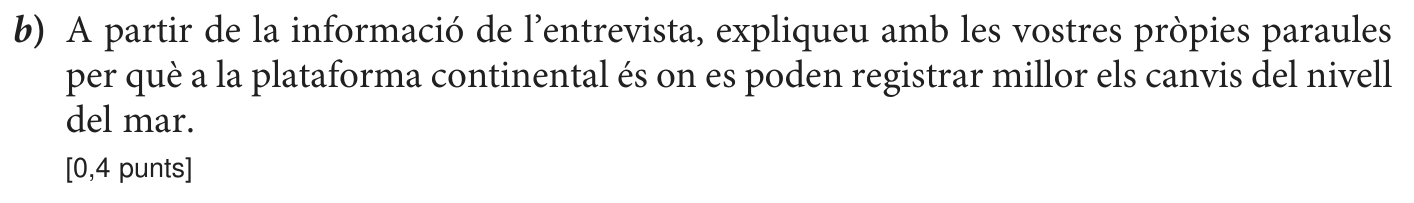 Enunciat · Apartat b), part 1