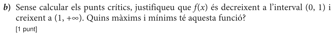 Enunciat · Apartat b), part 1