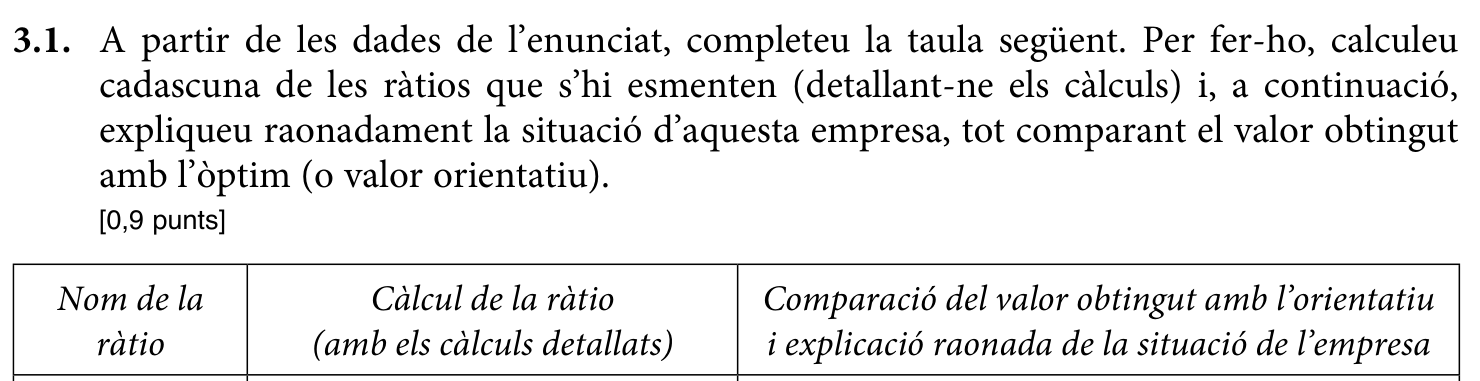Enunciat · Apartat 3.1, part 1