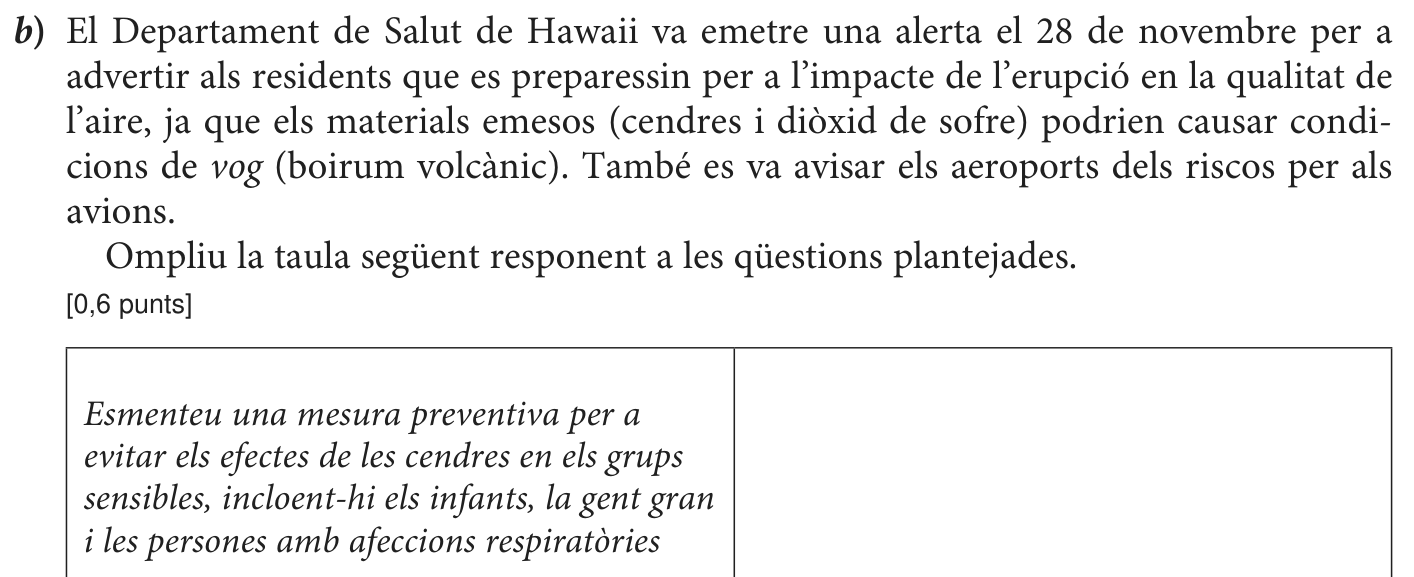 Enunciat · Apartat b), part 1