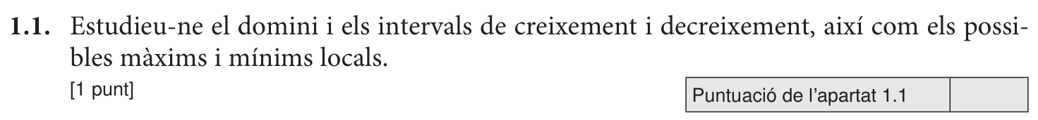 Enunciat · Apartat 1.1, part 1