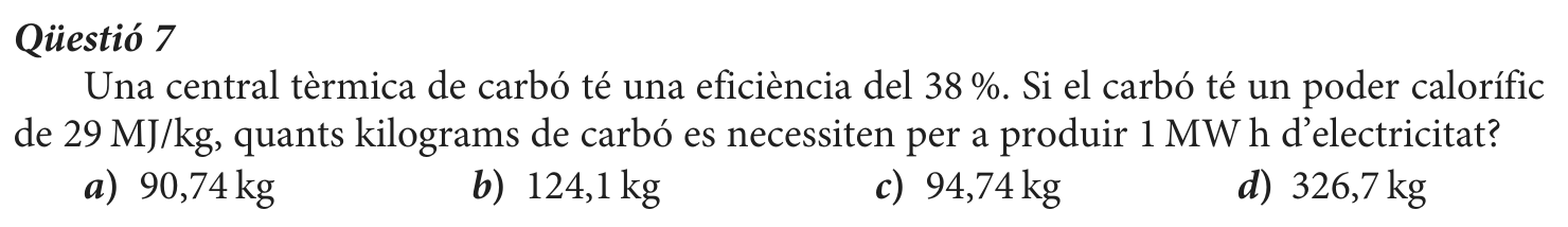 Enunciat · Qüestió 7, part 1