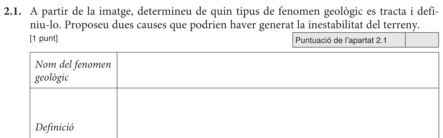 Enunciat · Apartat 2.1, part 1