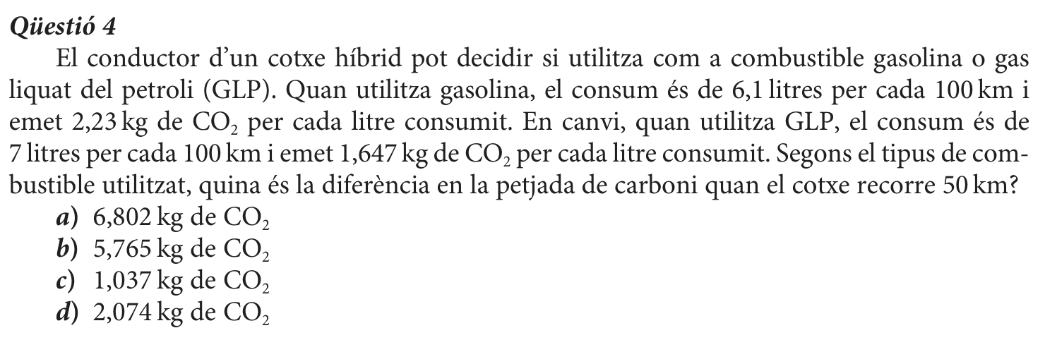 Enunciat · Qüestió 4, part 1