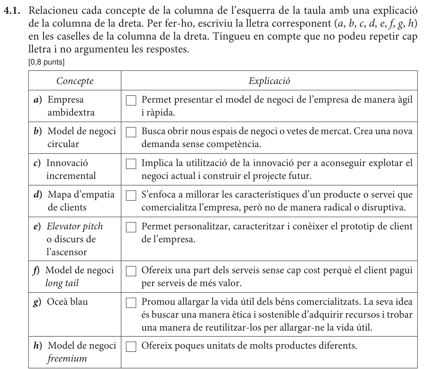 Enunciat · Apartat 4.1, part 1