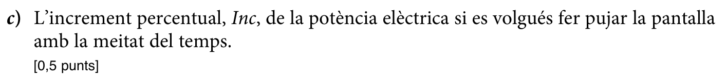 Enunciat · Apartat c), part 1