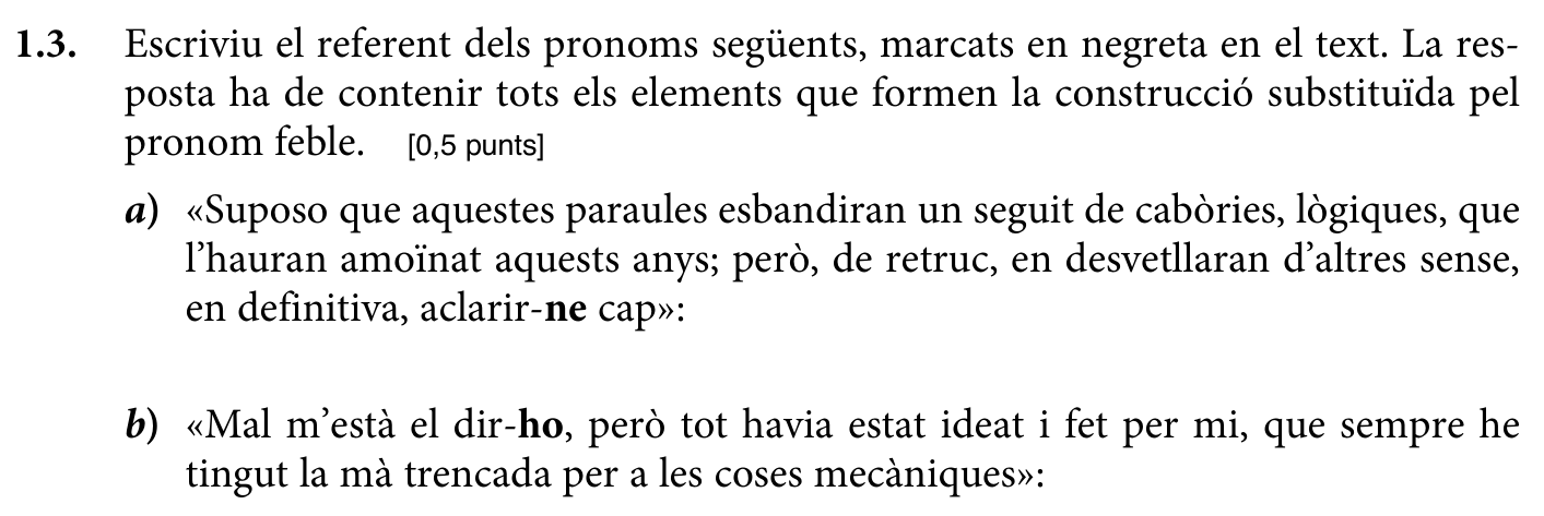Enunciat · Apartat 1.3, part 1