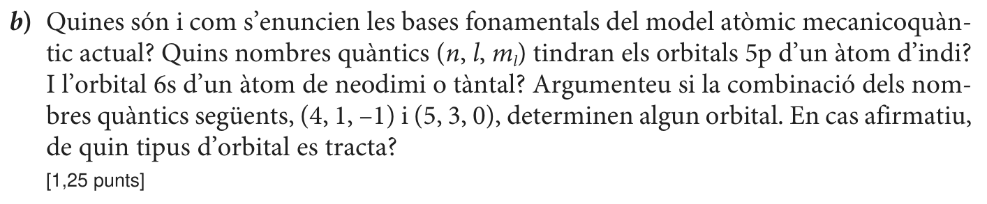 Enunciat · Apartat b), part 1