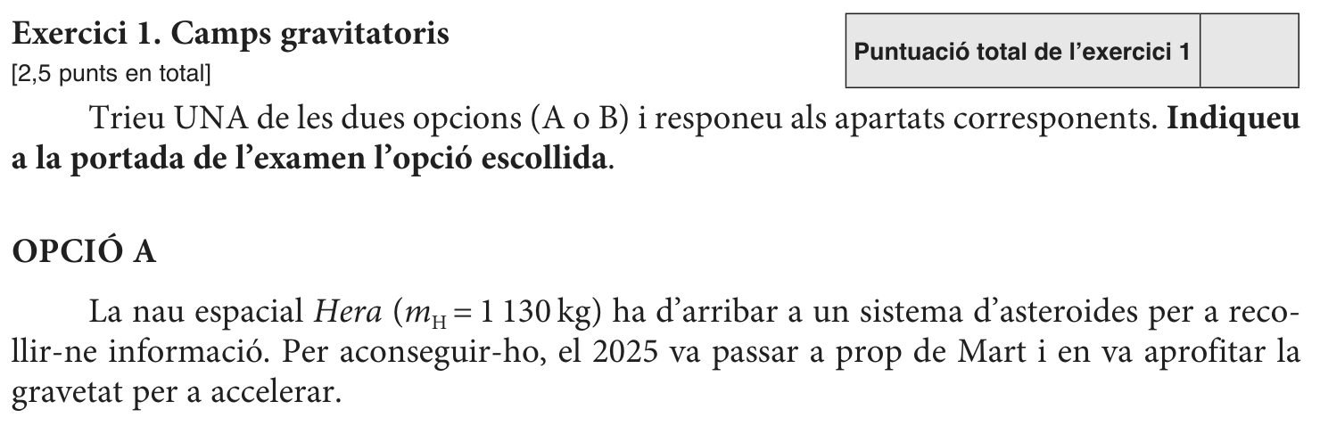 Enunciat comú · Exercici 1, part 1