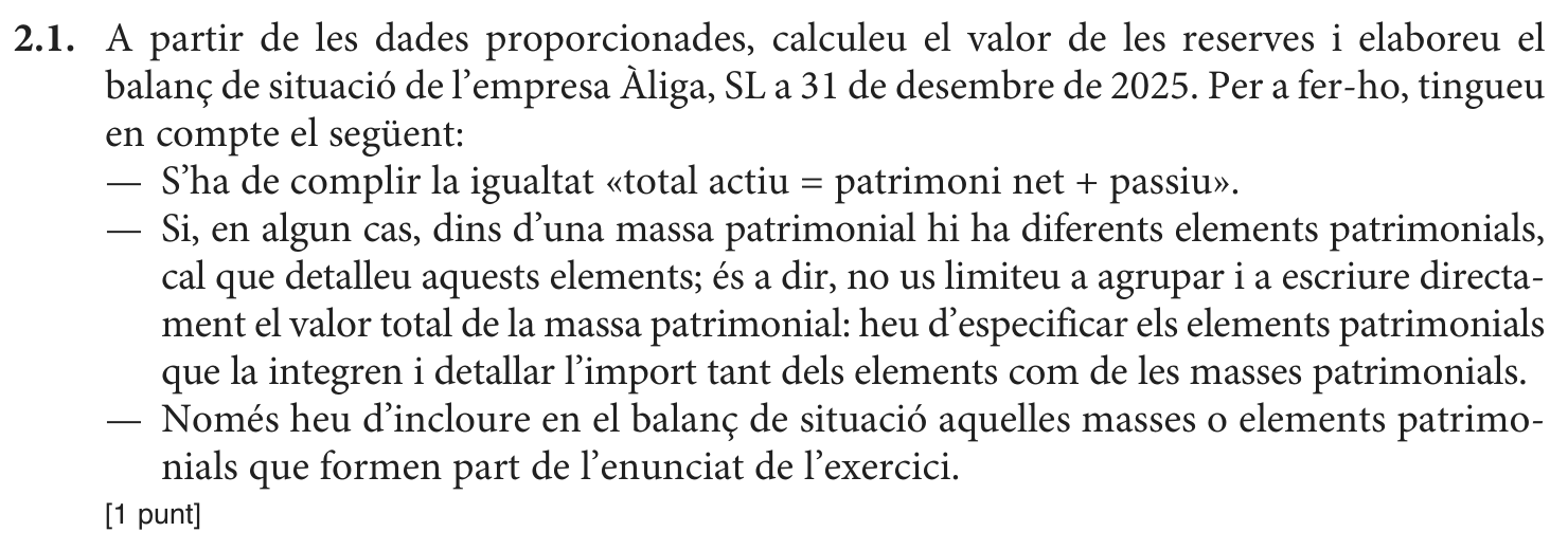 Enunciat · Apartat 2.1, part 1