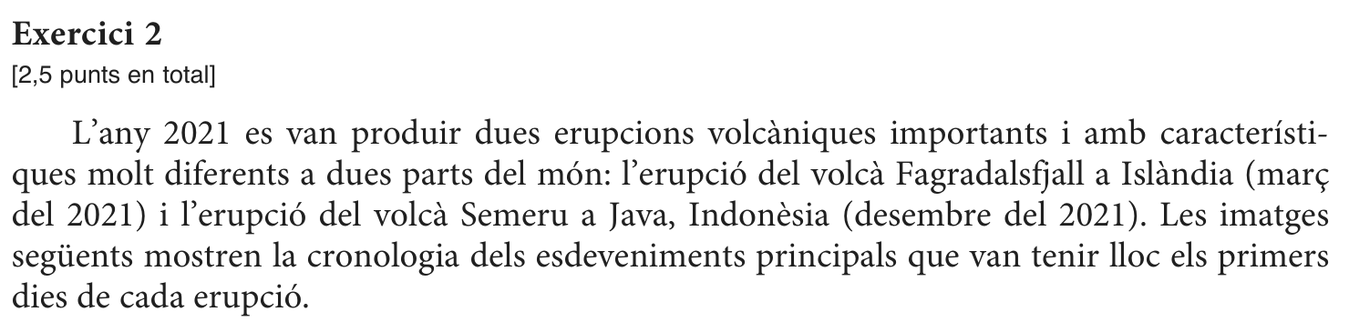 Enunciat comú · Exercici 2, part 1
